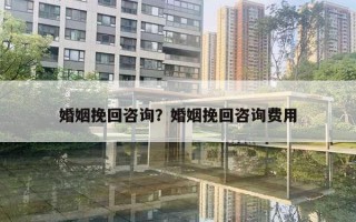 婚姻挽回咨詢？婚姻挽回咨詢費(fèi)用