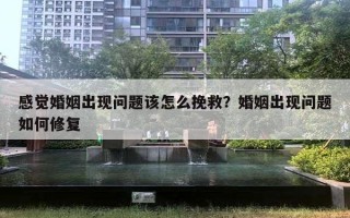 感覺婚姻出現(xiàn)問題該怎么挽救？婚姻出現(xiàn)問題如何修復(fù)